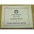 Cub Scout Sixers Roll Book